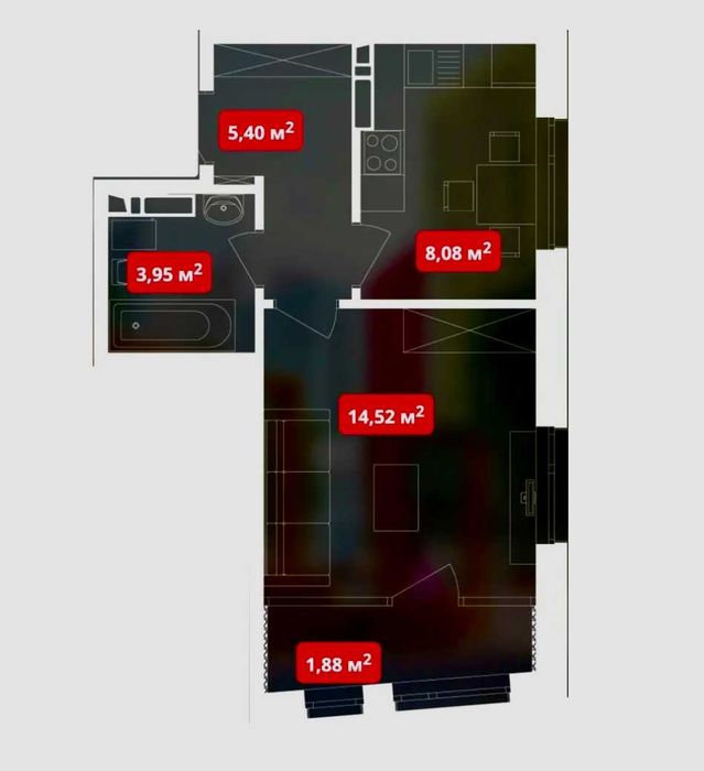Квартира на вул. Невідома, 8 в Києві, ID 171380, фото №7