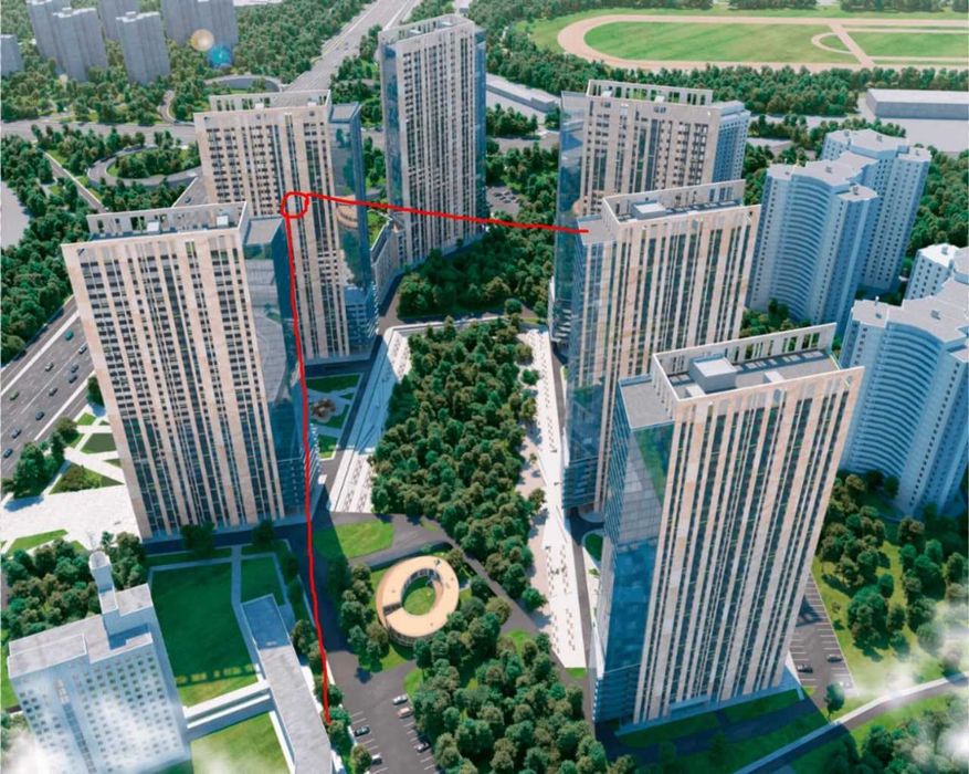 Квартира на вул. Академіка Заболотного, 1Б в Києві, ID 190625, фото №4