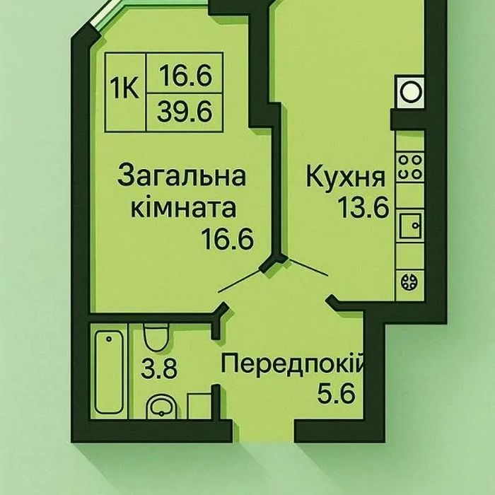 Квартира на ЖК Софія Нова в Києві, ID 314004, фото №1