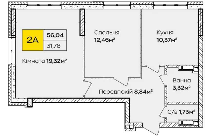 Квартира на вул. Кочерги, 17А в Києві, ID 165712, фото №3