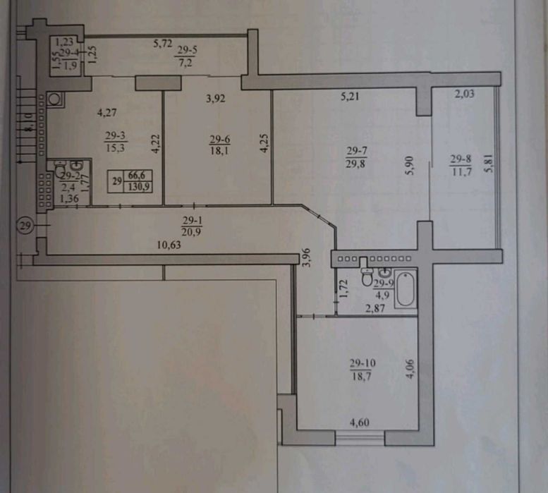 Квартира на вул. Скоропадського в Львові, ID 311073, фото №22