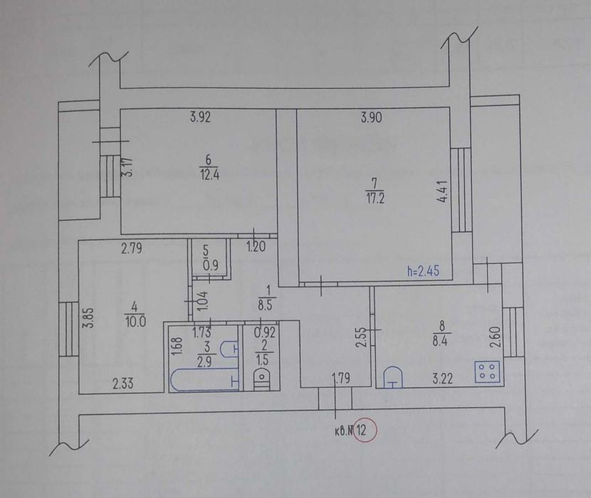 Квартира на вул. Вольна в Слов'янськ, ID 316128, фото №2