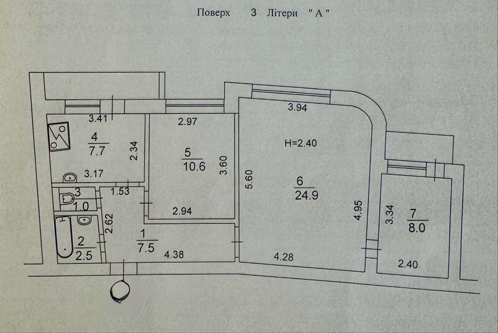 Квартира на просп. Георгія Гонгадзе, 20г в Києві, ID 162990, фото №22
