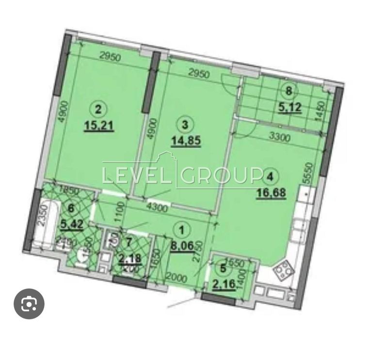 Квартира на вул. Осокорки, 6 в Київ, ID 207743, фото №2