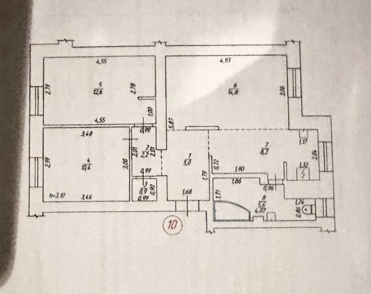 Квартира на вул. Софіївська в Кременчуці, ID 292622, фото №14