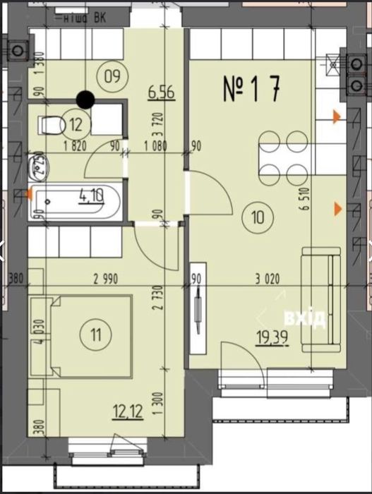 Квартира на Район Нового Двору в Рівне, ID 324355, фото №2