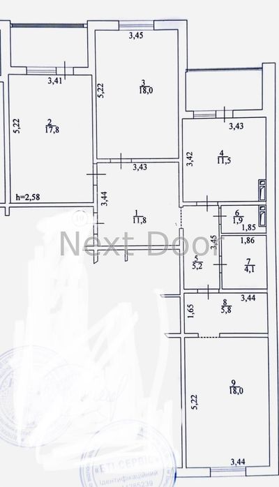 Квартира на вул. Бориса Антоненка-Давидовича, 1 в Києві, ID 216398, фото №2