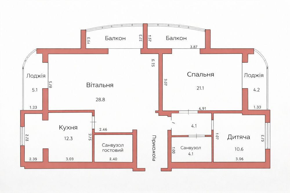 Квартира на ЖК Sport City в Хмельницький, ID 269160, фото №4