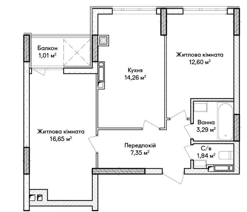 Квартира на ЖК Synergia City в Києві, ID 231153, фото №5