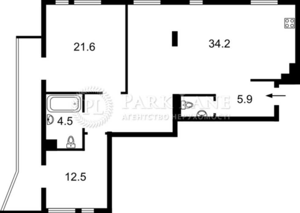 Квартира на вул. Болсунівська, 8 в Києві, ID 302512, фото №1