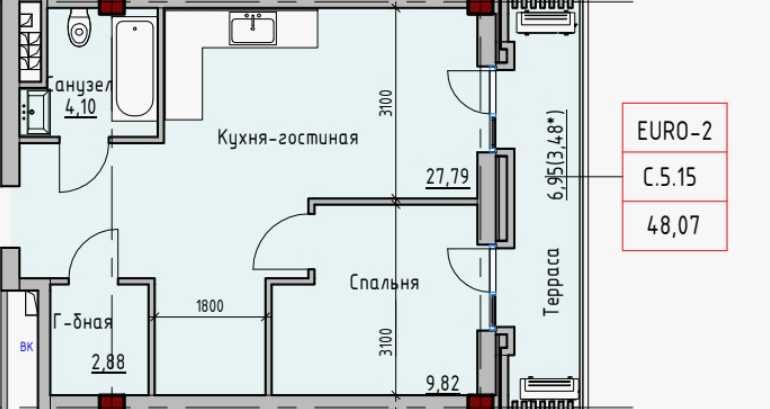 Квартира на ЖК ITown в Одесі, ID 171098, фото №5