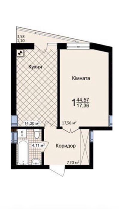 Квартира на р-н. Кемпінгу в Чернівцях, ID 259505, фото №6