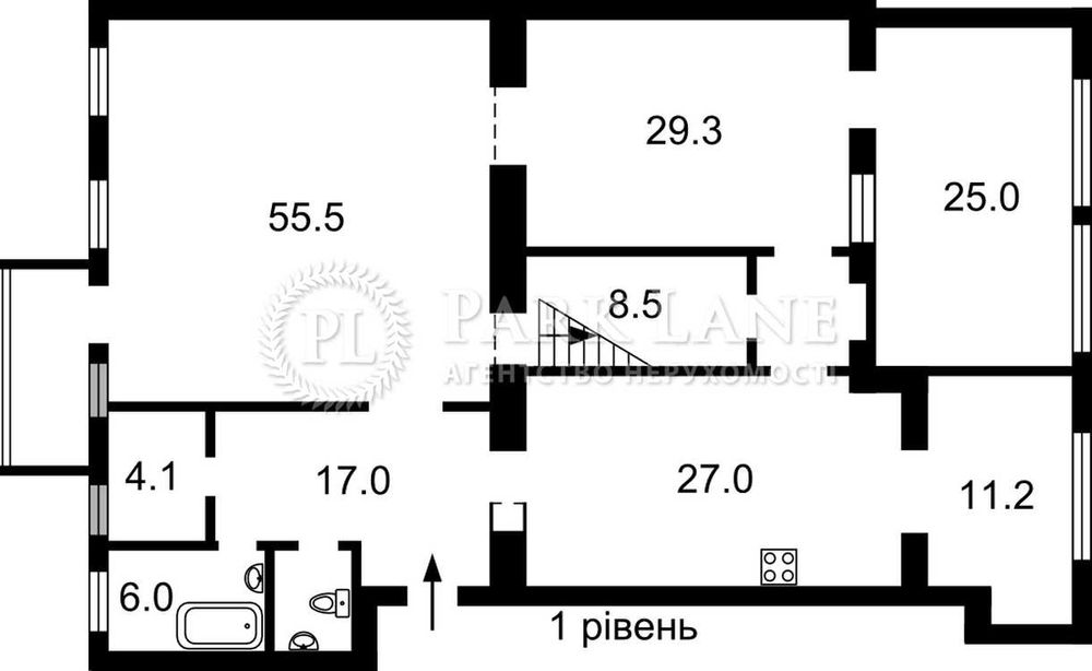 Квартира на вул. Городецького, 12/3 в Києві, ID 203278, фото №3