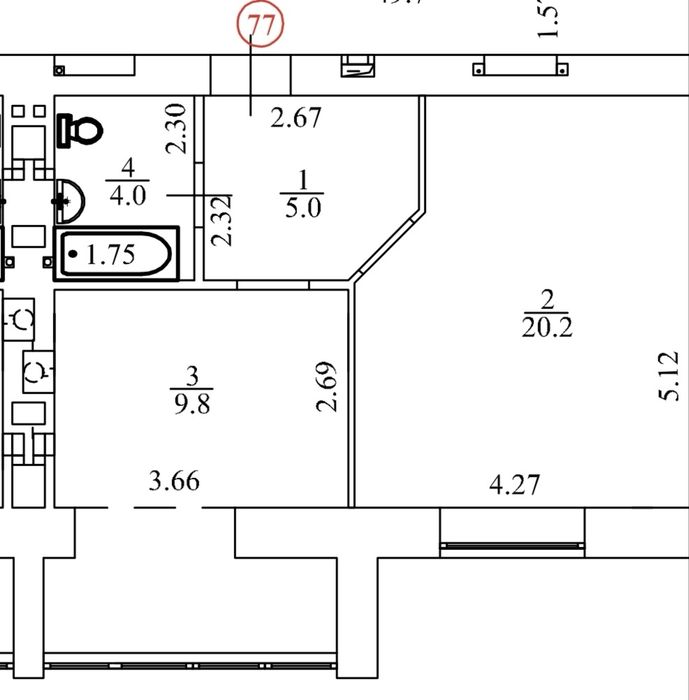Квартира на Буча в Київ, ID 248739, фото №4