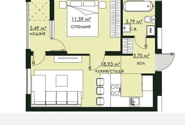 Квартира на вул. Городницька в Львові, ID 176272, фото №7