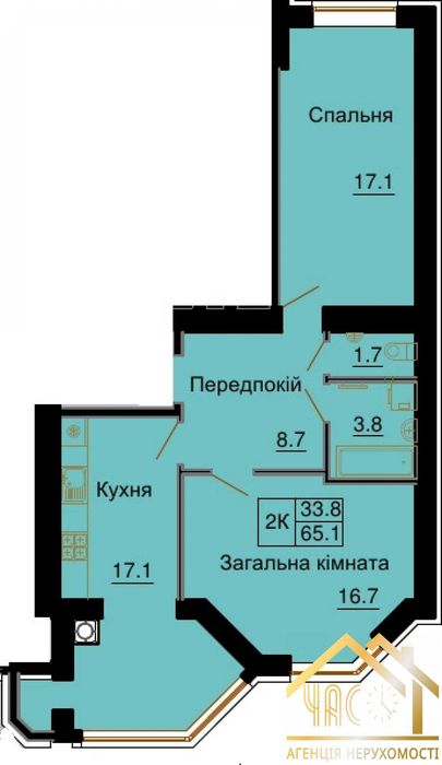 Квартира на вул. Мартинова, 24 в Києві, ID 251237, фото №2