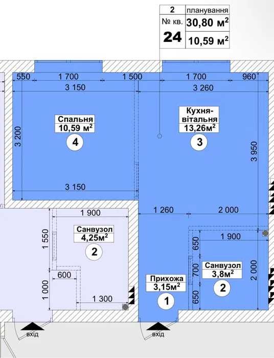 Квартира на С. Святопетрівське в Київ, ID 405072, фото №3