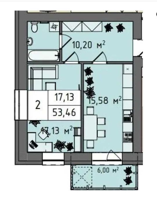 Квартира на ЖК Стокгольм в Хмельницькому, ID 231090, фото №8