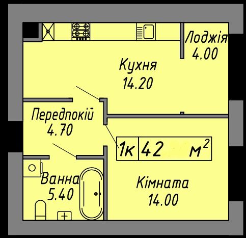 Квартира на вул. Бандери в Івано-Франківську, ID 203482, фото №3