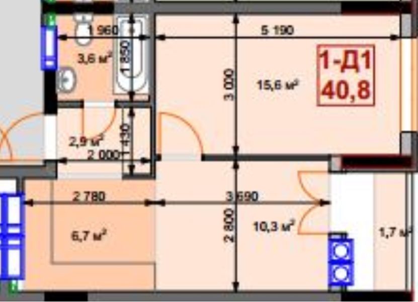 Квартира на Ірпінь в Києві, ID 249463, фото №8