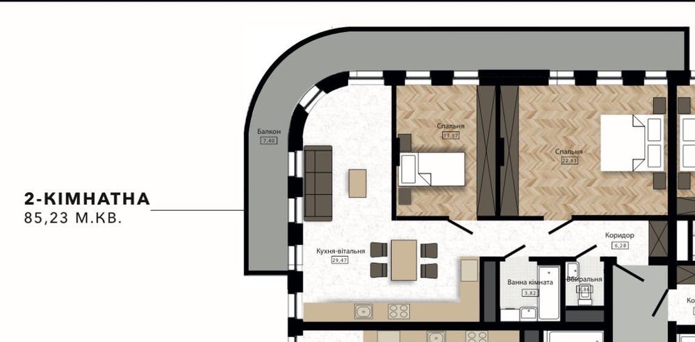 Квартира на ЖК Five Address в Львові, ID 185976, фото №11