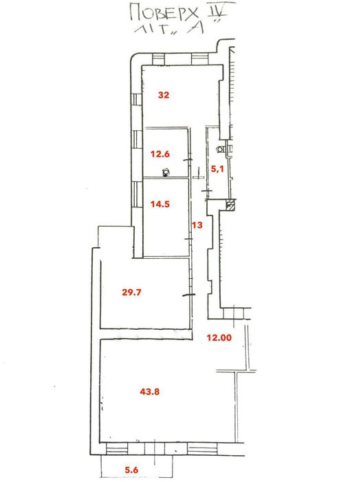 Квартира на вул. Антоновича, 17а в Києві, ID 257674, фото №24