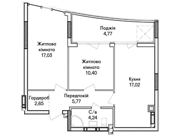 Квартира на вул. Ірпінь, 40 в Києві, ID 355008, фото №6