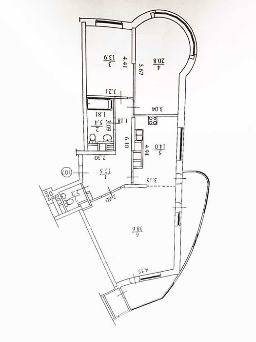 Квартира на вул. Срібнокільська, 12 в Києві, ID 193048, фото №20