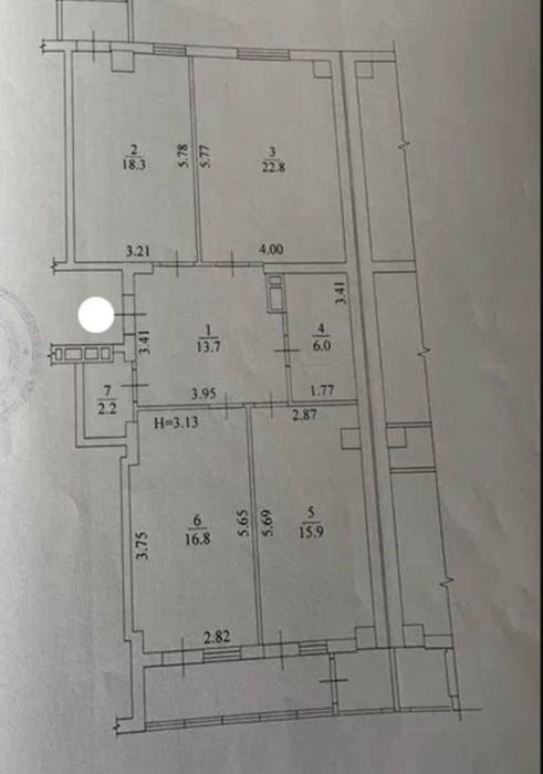 Квартира на вул. Сухумська, 22 в Харкові, ID 184000, фото №6