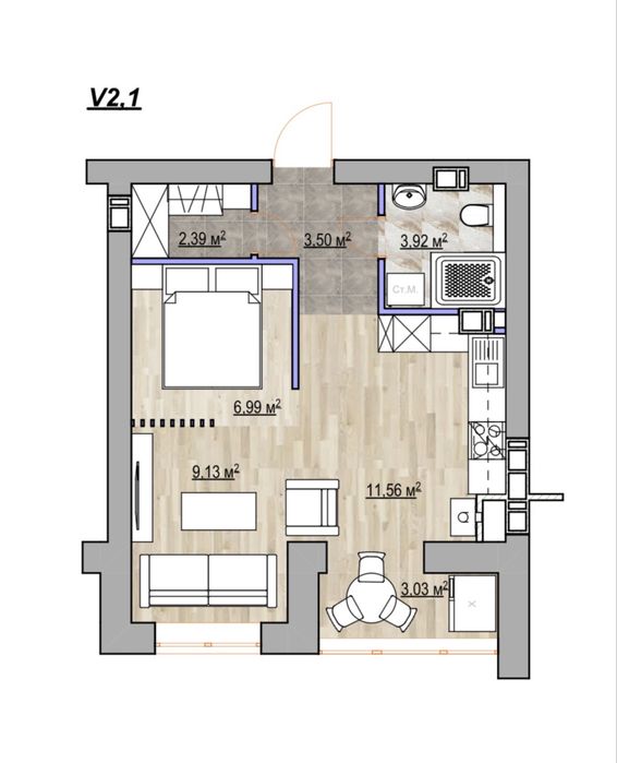 Квартира на вул. Шолуденка, 24 в Києві, ID 311737, фото №6