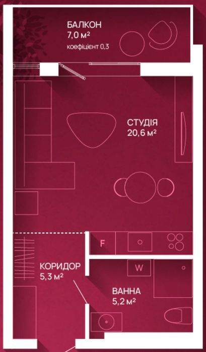 Квартира в Івано-Франківську, ID 179529, фото №1