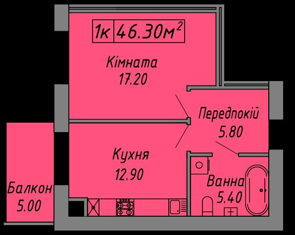 Квартира на вул. Степана Бандери в Івано-Франківську, ID 185543, фото №3