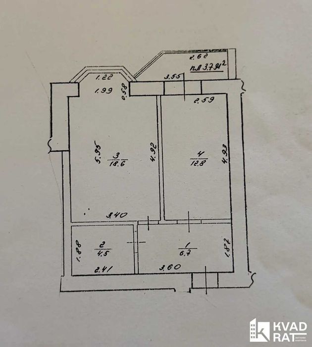 Квартира на вул. Галицька в Івано-Франківську, ID 383590, фото №6