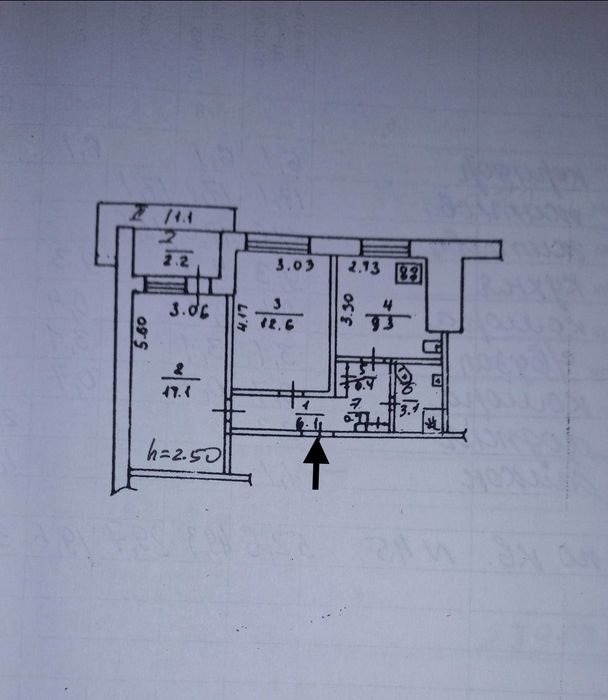 Квартира на вул. Юрія Кондратюка, 30 в Дніпрі, ID 195132, фото №10