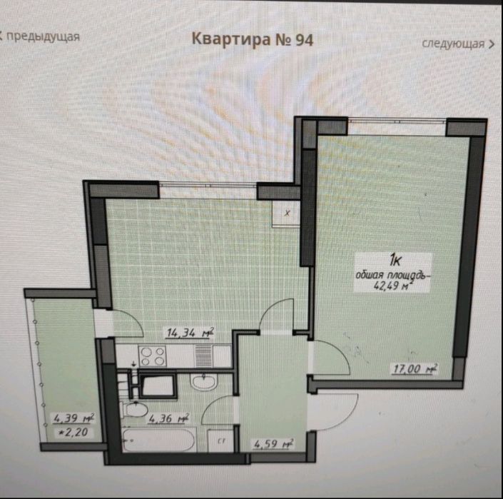 Квартира на ЖК Одеські традиції в Одесі, ID 253974, фото №1