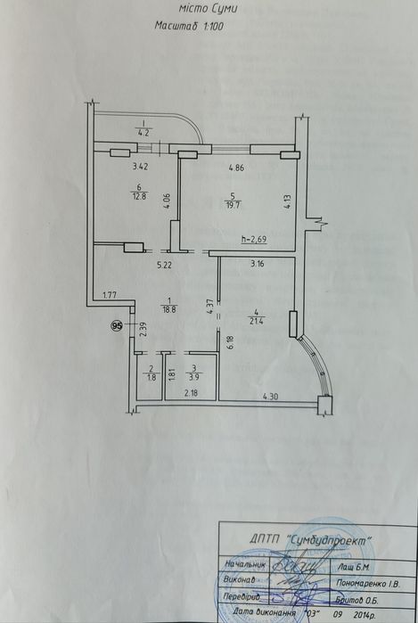 Квартира на просп. Свободи в Сумах, ID 292393, фото №1