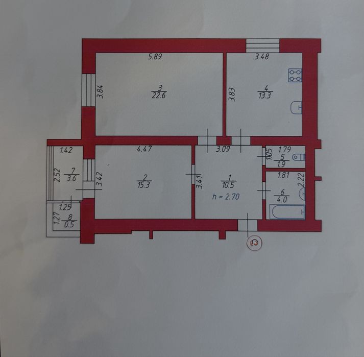 Квартира на вул. Конякіна, 3Г в Луцьку, ID 229398, фото №21