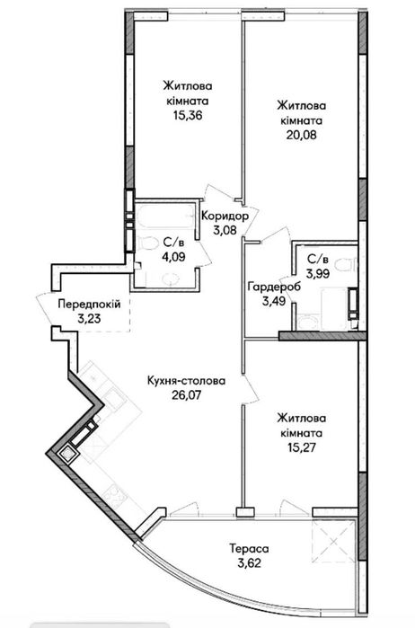 Квартира на Ірпінь в Києві, ID 350519, фото №6