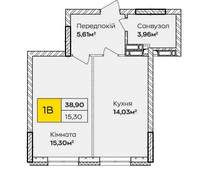 Квартира на вул. Івана Кочерги, 17Б в Київ, ID 213443, фото №4