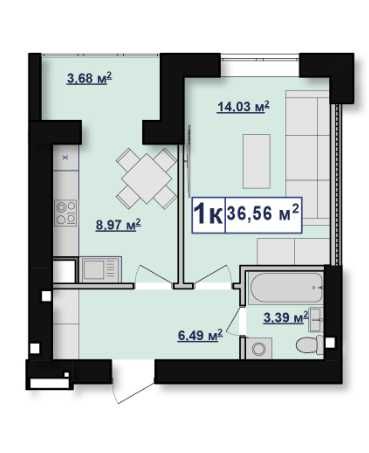 Квартира на ЖК Афини в Івано-Франківську, ID 184638, фото №11