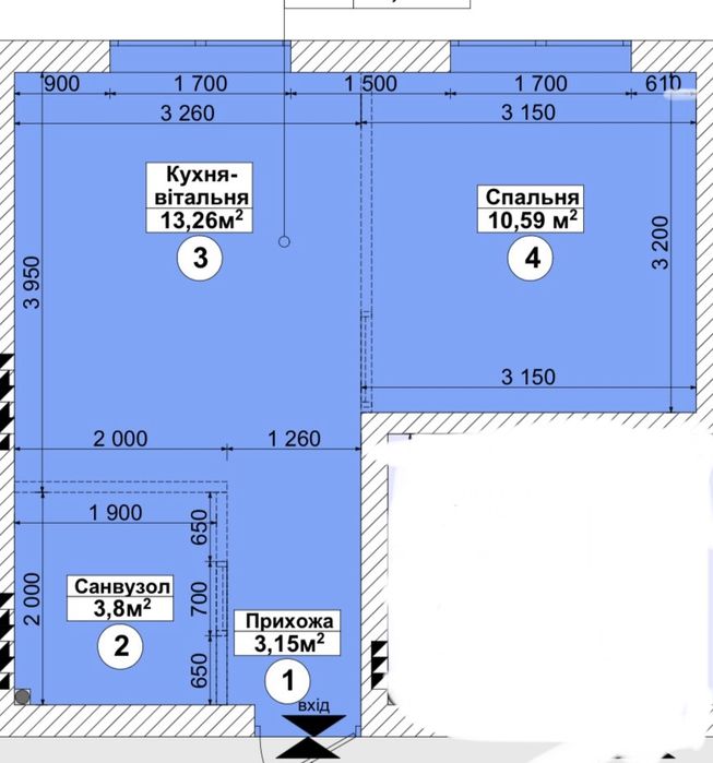 Квартира на гідності 10 в Києві, ID 308872, фото №8