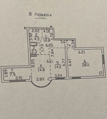 Квартира на вул. Фонтанська дорога, 124 в Одесі, ID 371256, фото №13