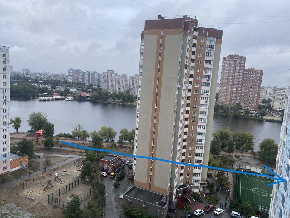 Квартира на вул. Драгоманова, 1г в Києві, ID 385598, фото №15