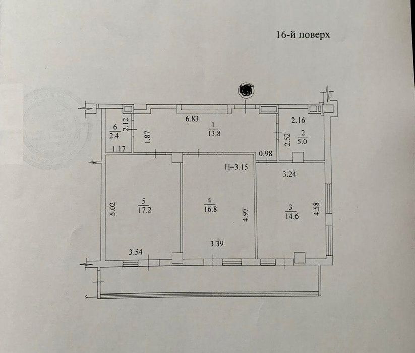 Квартира на вул. Сухумська, 22 в Харкові, ID 371317, фото №3