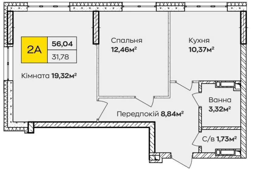 Купити квартиру за адресою біля метро Позняки в Київ на Findly.com.ua Квартира на біля метро Позняки в Київ, ID 166220, фото №1