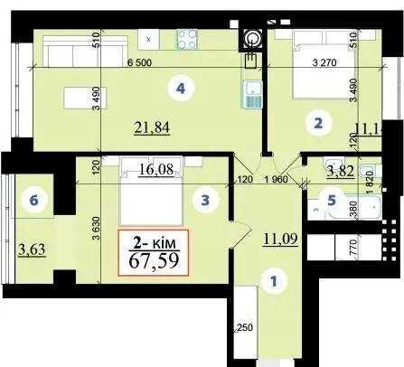 Квартира на ЖК Липки 2 в Івано-Франківську, ID 211727, фото №19