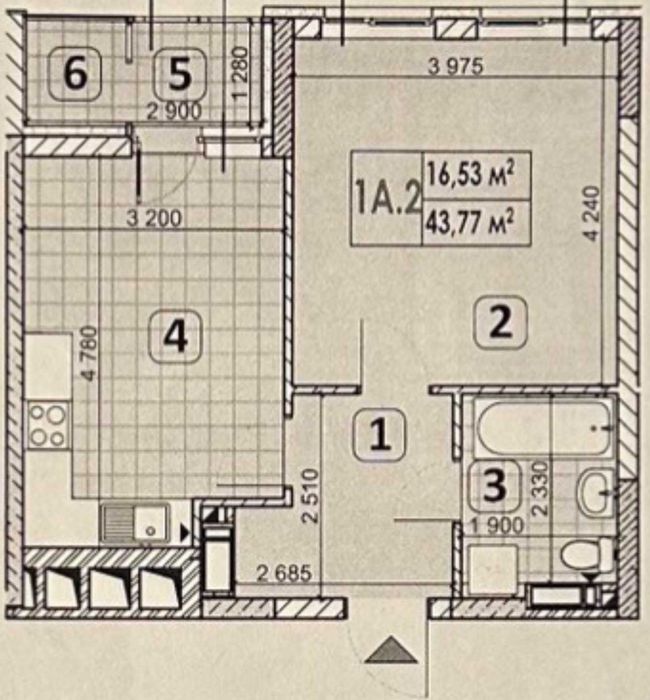 Квартира на вул. Гліба Бабича, 8Б в Києві, ID 195467, фото №22
