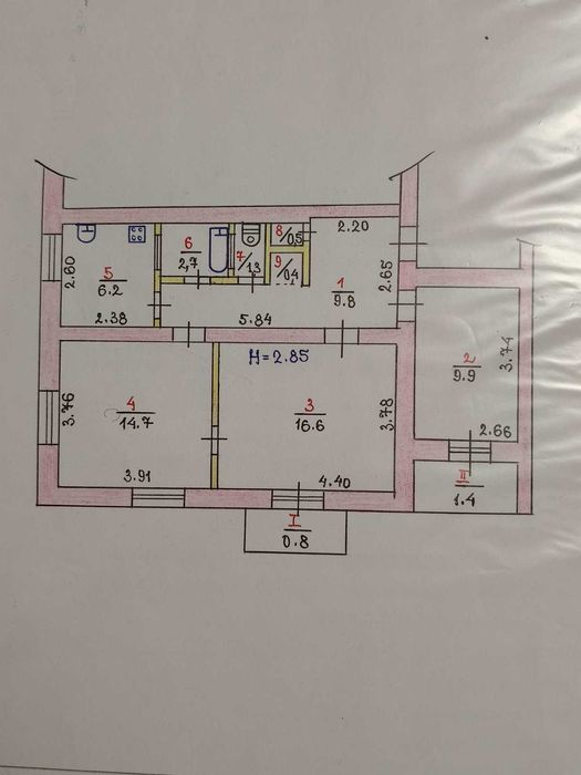 Квартира на Покровський в Кривому Розі, ID 216399, фото №12