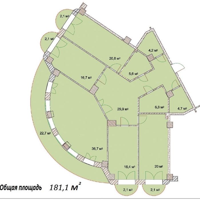 Квартира на ЖК Наследие Дерибаса в Одеса, ID 206685, фото №2