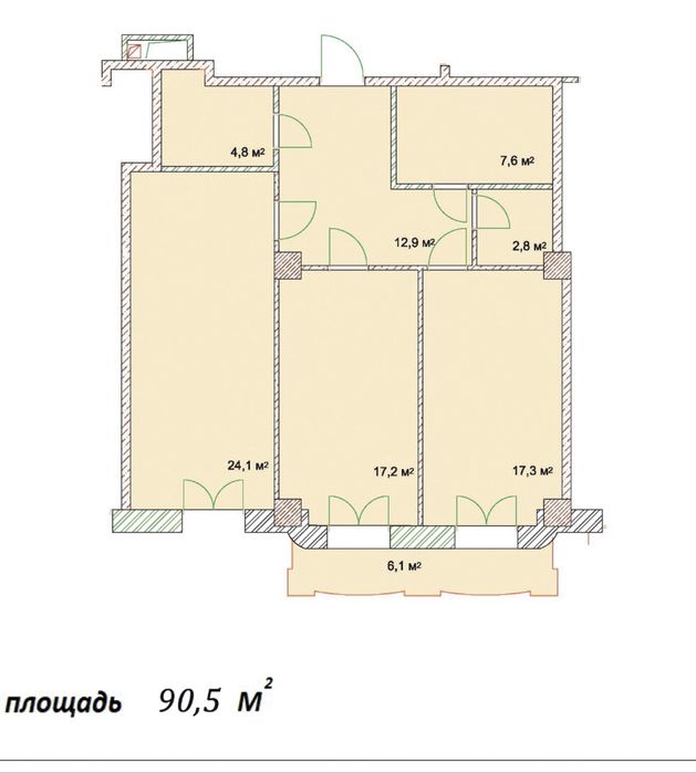 Квартира на центр Одеси в Одесі, ID 204000, фото №3